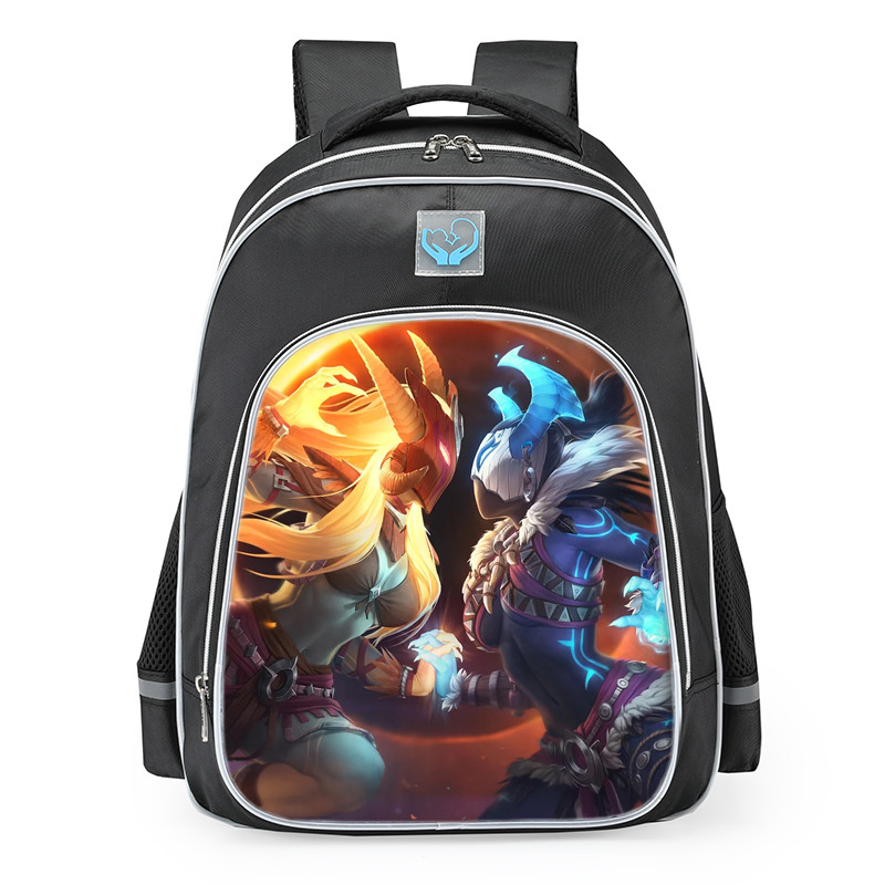 Smite Hel Shadow Speaker Skin School Backpack