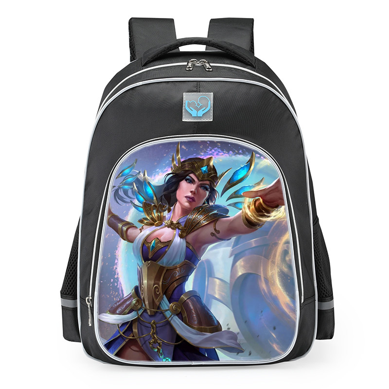 Smite Hera Battle Queen Skin School Backpack
