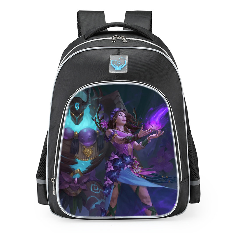 Smite Hera Lilac Bloom Skin School Backpack