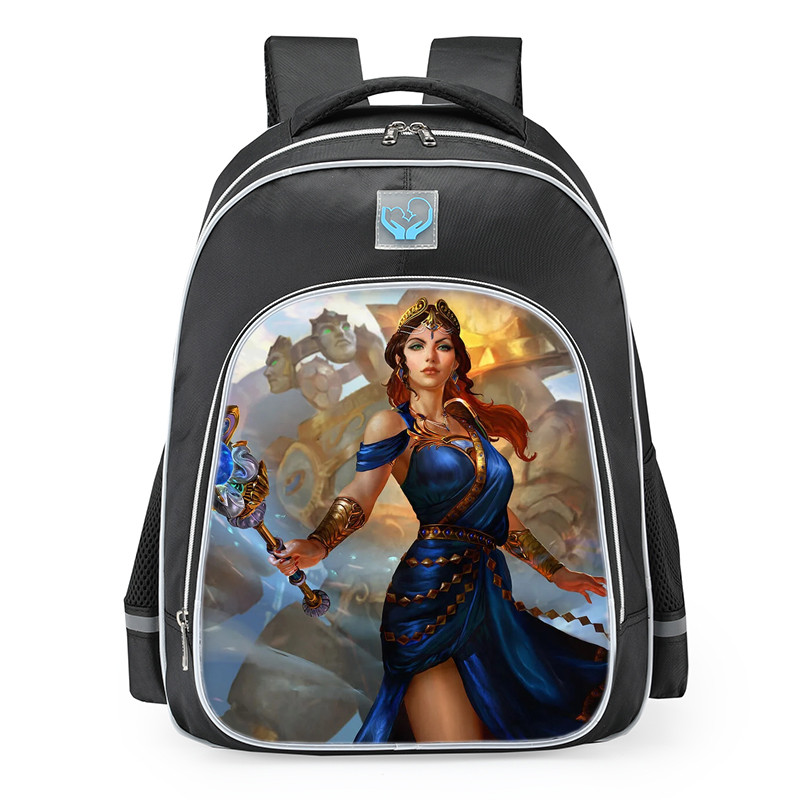 Smite Hera Golden Skin School Backpack