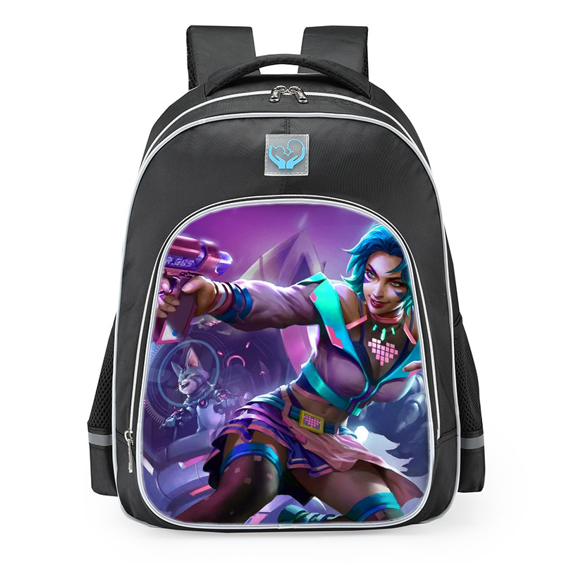 Smite Hera Power Up Skin School Backpack