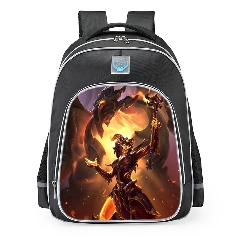 Smite Hera Ragnarok Skin School Backpack