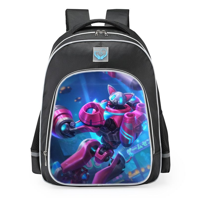Smite Hercules CAT Force Skin School Backpack
