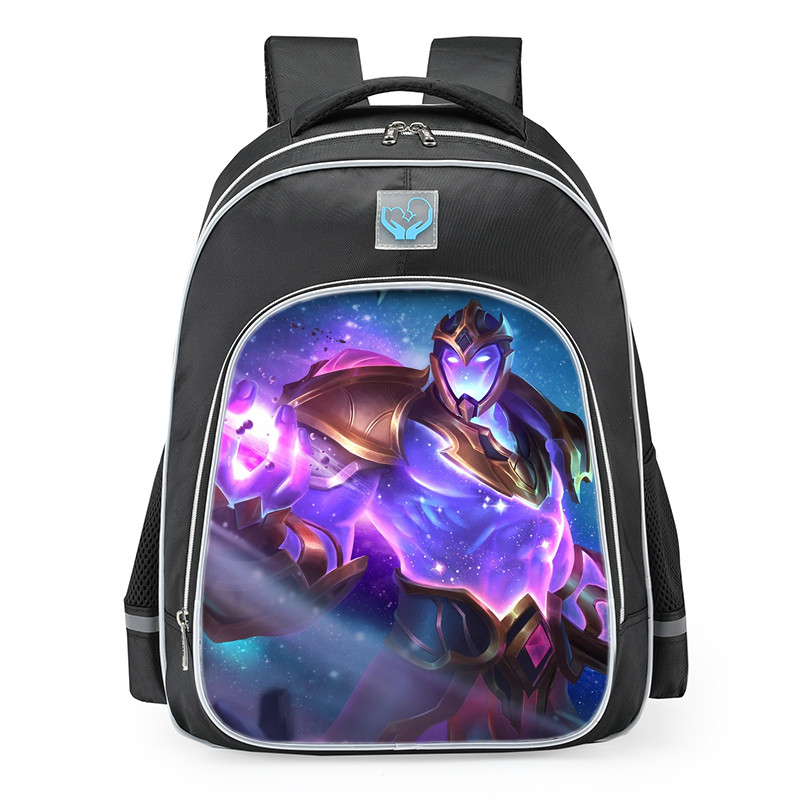 Smite Hercules Cosmic Conqueror Skin School Backpack