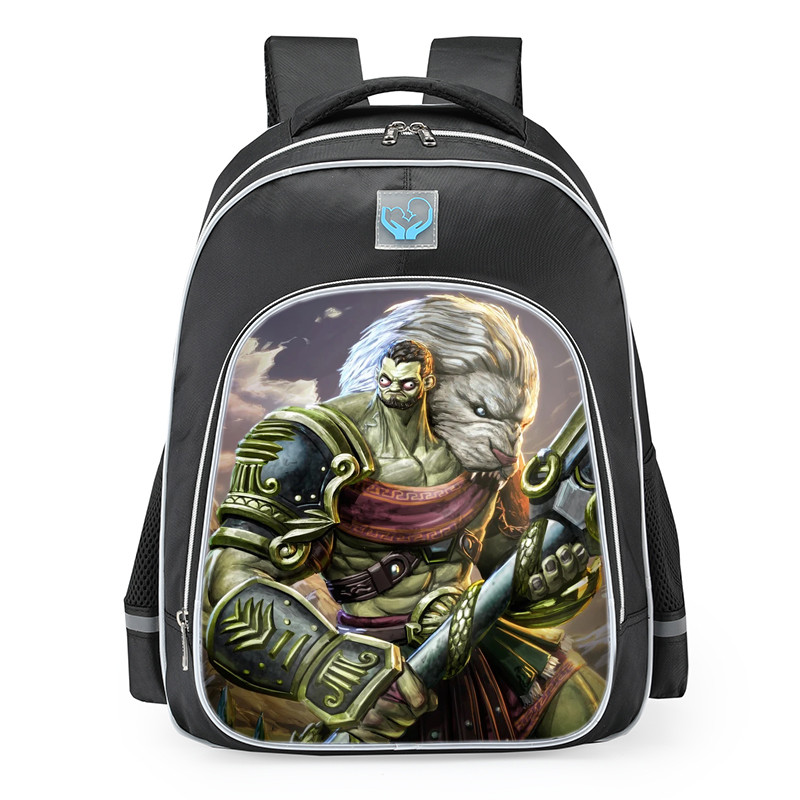 Smite Hercules Derpules Skin School Backpack