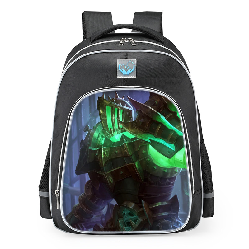 Smite Hercules Grim End Skin School Backpack