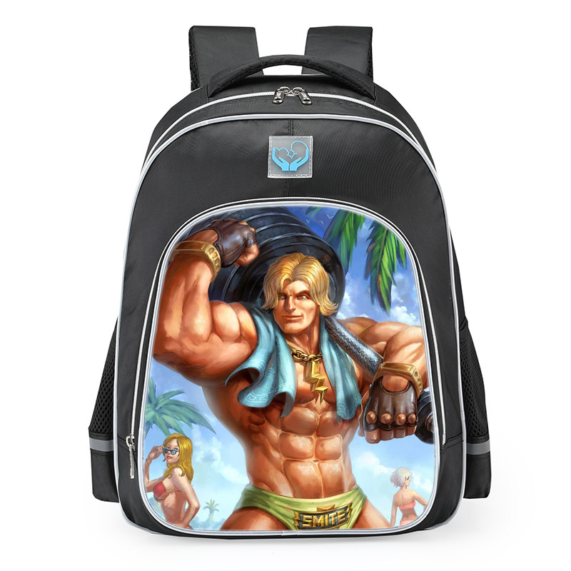 Smite Hercules Hunkules Skin School Backpack
