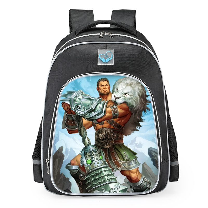 Smite Hercules Lion Of Olympus Skin School Backpack