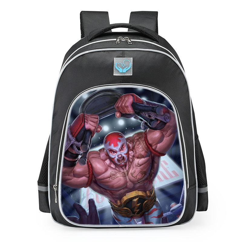 Smite Hercules La Roca Skin School Backpack