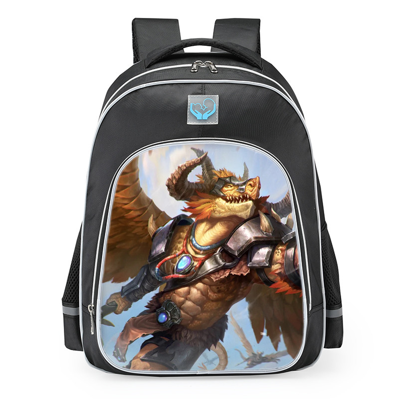 Smite Horus Dragonguard Skin School Backpack