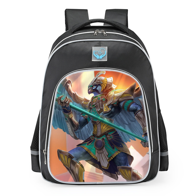 Smite Horus Rightful Heir Skin School Backpack