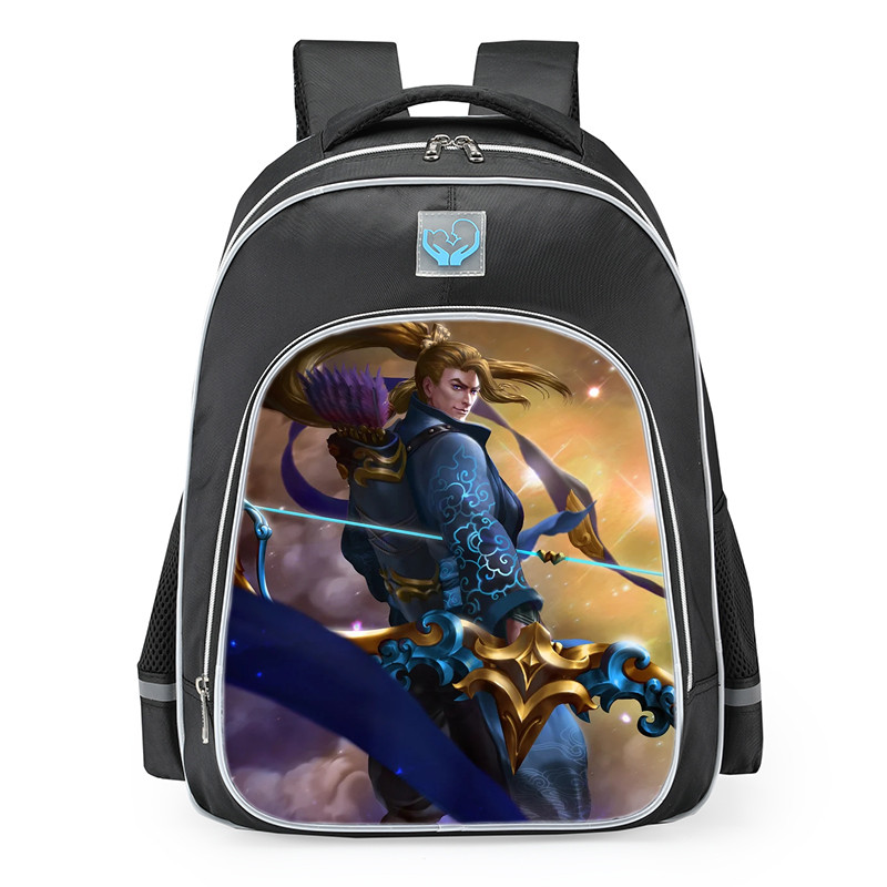Smite Hou Yi Handsome Hunter Skin School Backpack