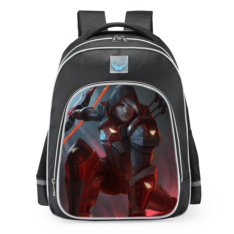 Smite Hou Yi The Hunter Skin School Backpack