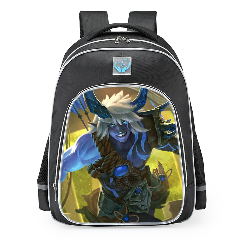 Smite Hou Yi Spirit Sun Skin School Backpack