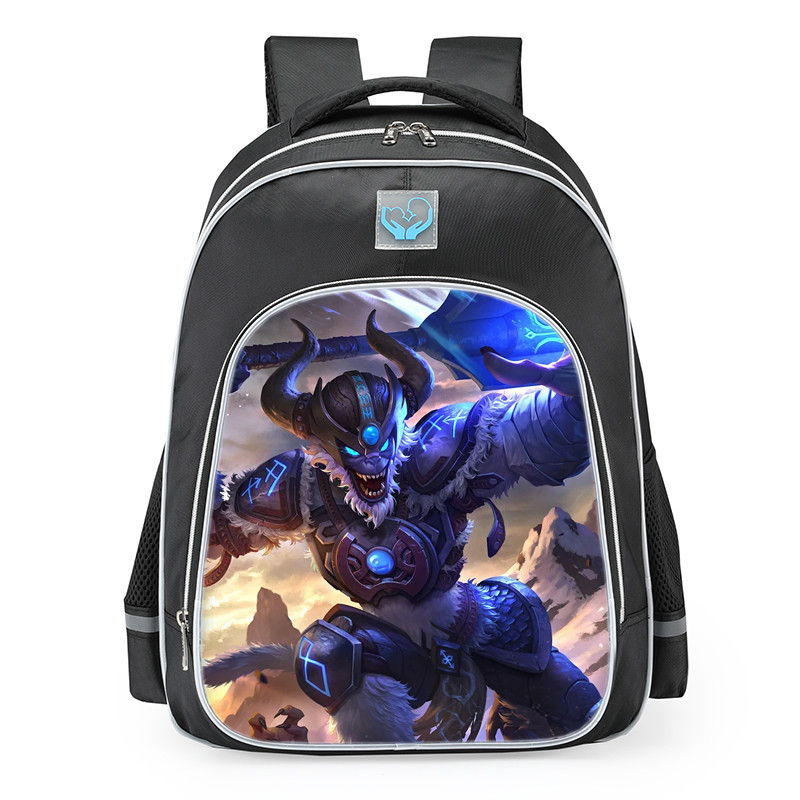 Smite Hun Batz Midgardian Macaque Skin School Backpack