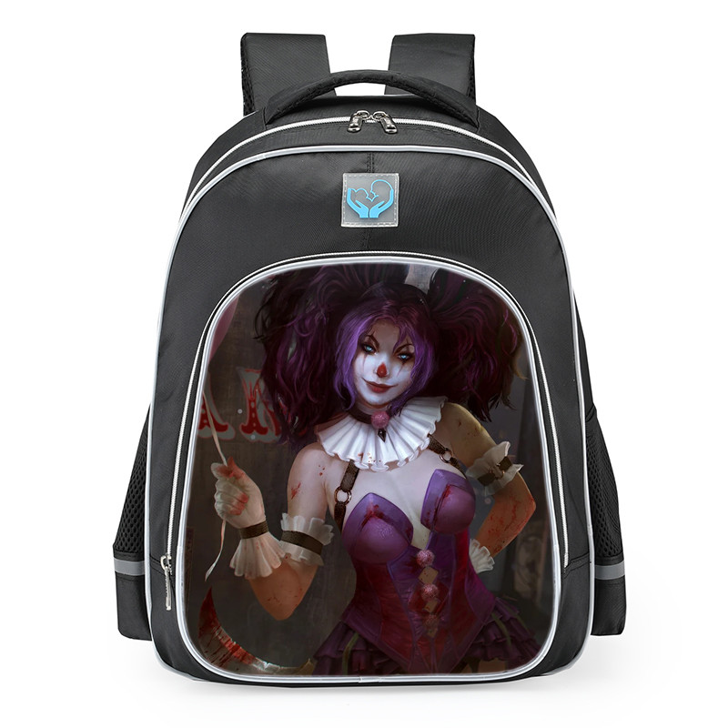 Smite Izanami Twisted Joke Skin School Backpack