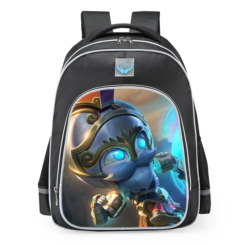 Smite Janus Blinky Chibi Skin School Backpack