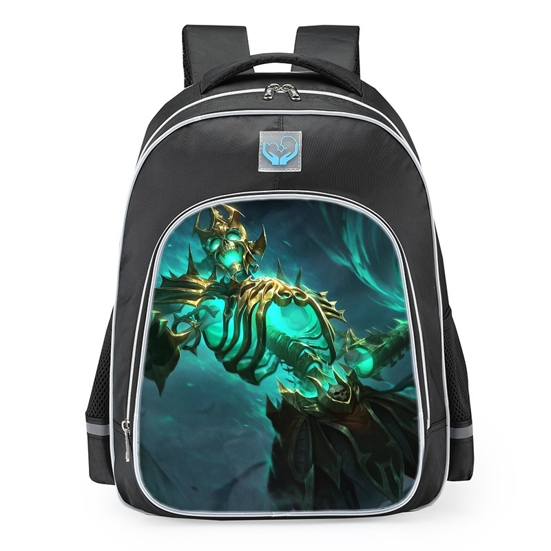 Smite Janus Deaths Door Skin School Backpack
