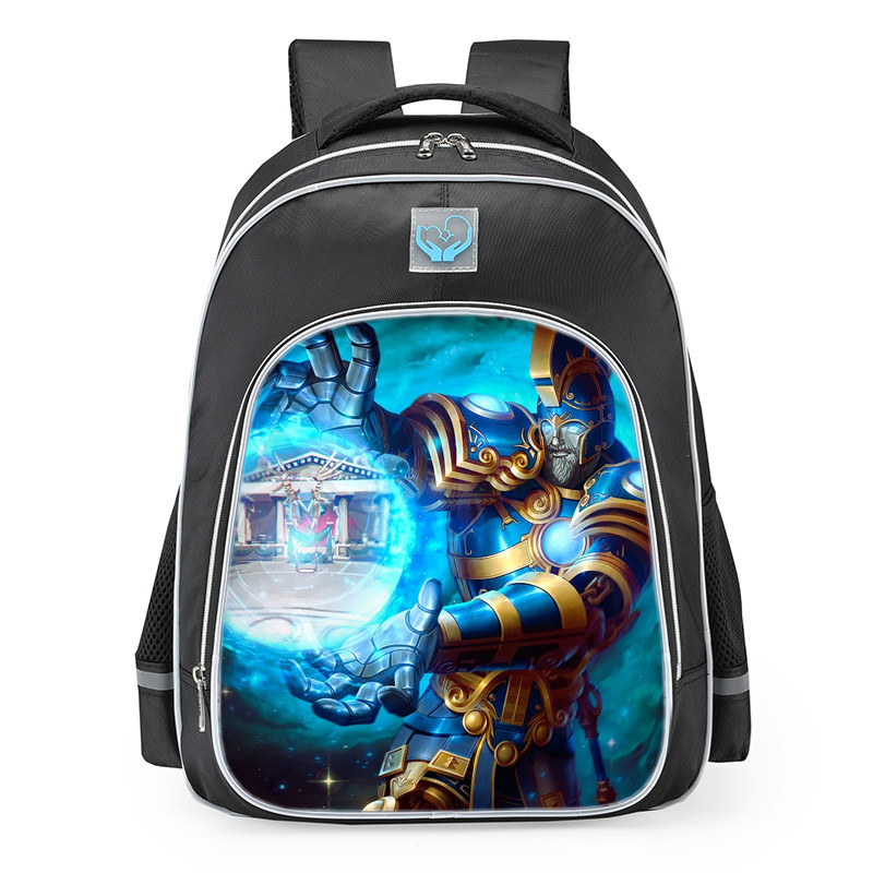 Smite Janus Golden Skin School Backpack
