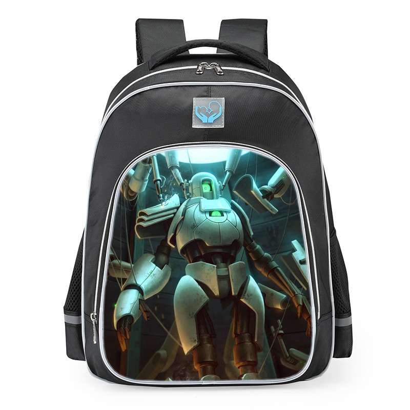 Smite Janus Jandroid Skin School Backpack