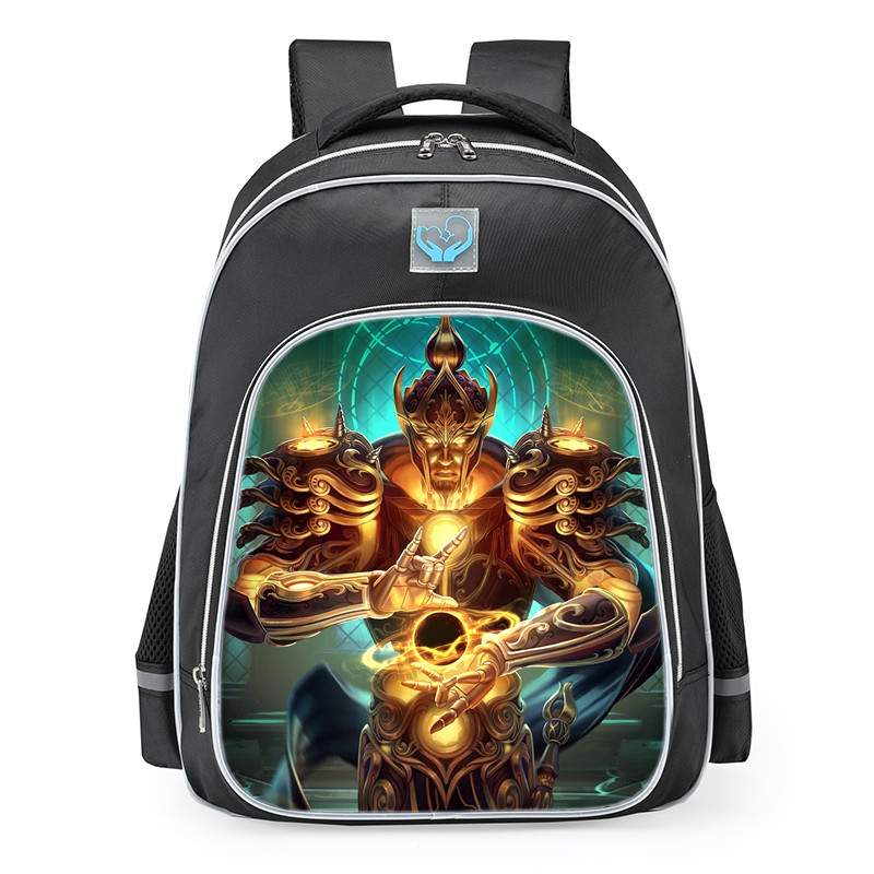 Smite Janus Worldwalker Skin School Backpack
