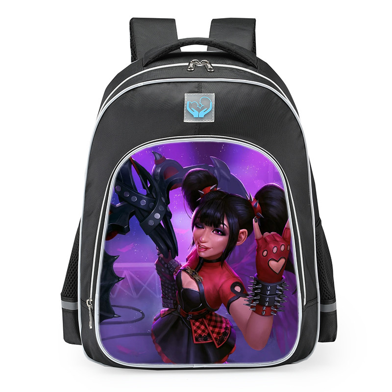 Smite Jing Wei Mini Metal Skin School Backpack