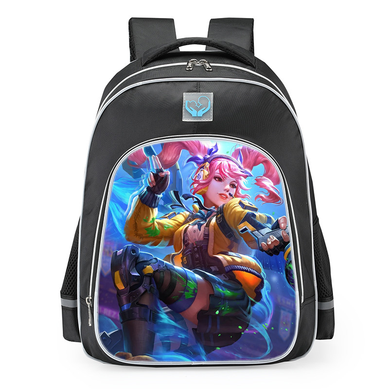 Smite Jing Wei Paintballer Skin School Backpack
