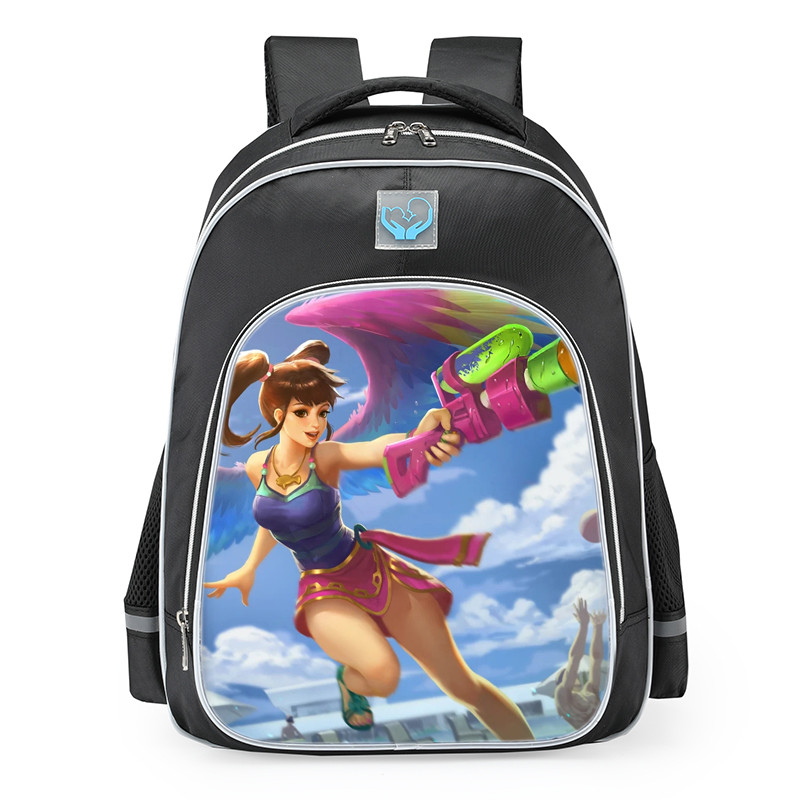 Smite Jing Wei Pool Party Skin School Backpack
