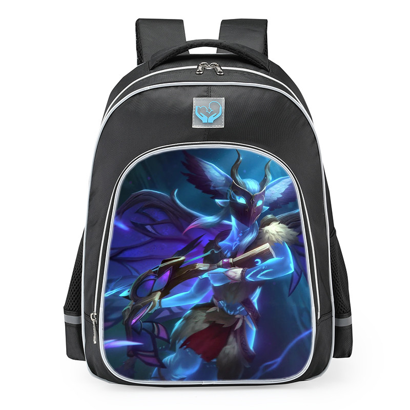 Smite Jing Wei Shadow Sparrow Skin School Backpack