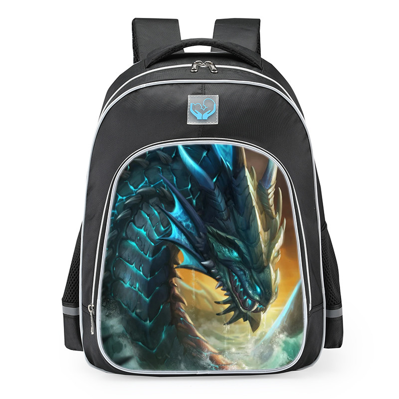 Smite Jormungandr Ouroboros Skin School Backpack
