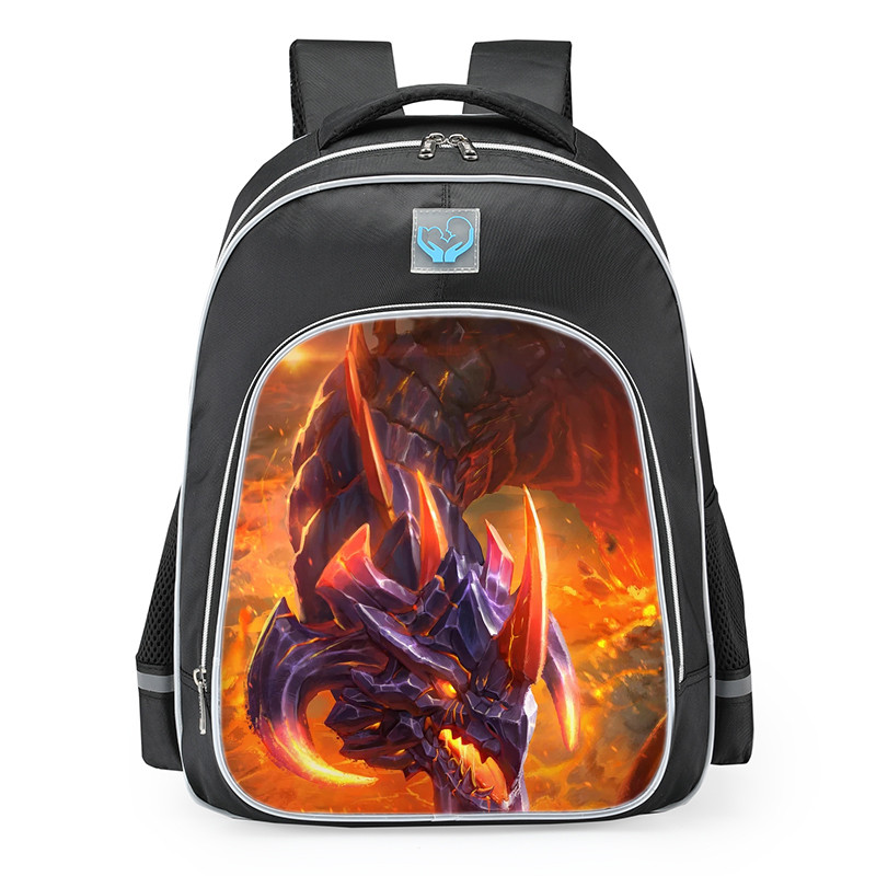 Smite Jormungandr Ragnarok Skin School Backpack