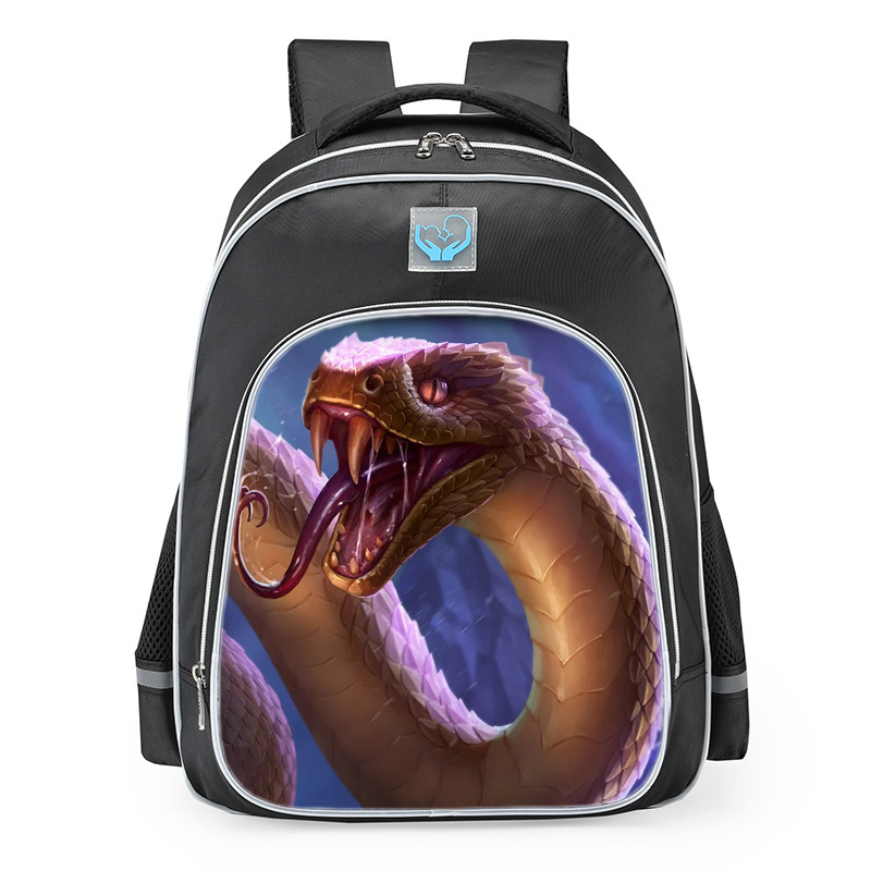 Smite Jormungandr Splyce Skin School Backpack
