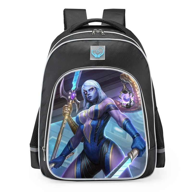 Smite Kali Exterminator Skin School Backpack