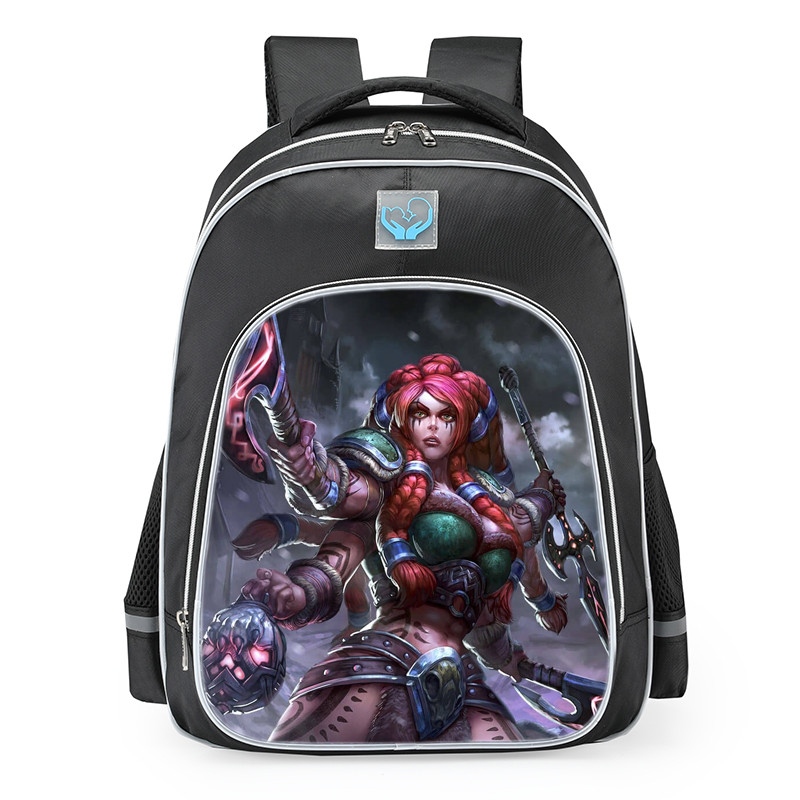 Smite Kali Valkalli Skin School Backpack