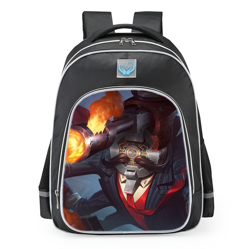 Smite Khepri Big Gun Skin School Backpack