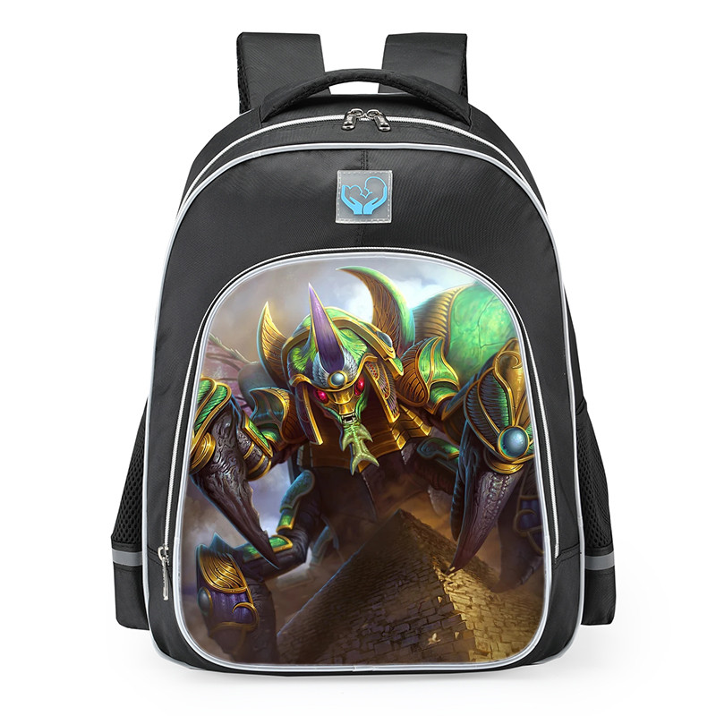 Smite Khepri Imperator Skin School Backpack