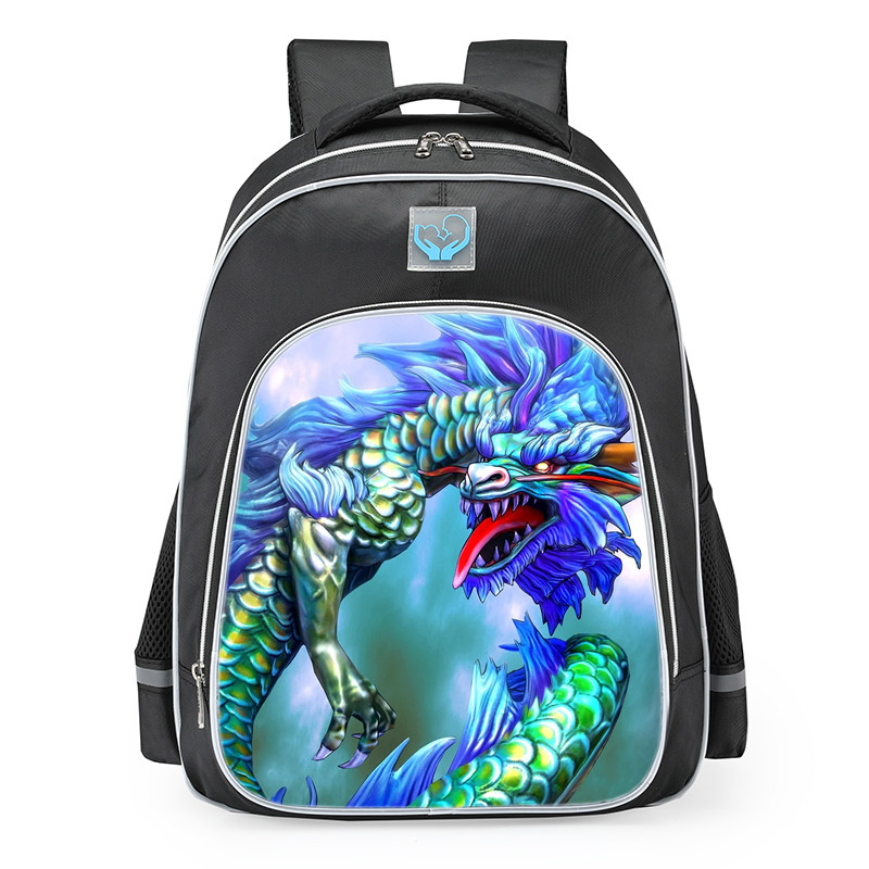 Smite Kukulkan Classic Ao Kuang Skin School Backpack