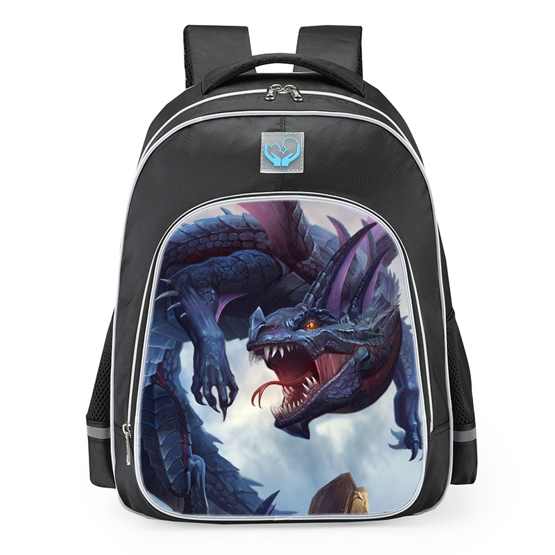 Smite Kukulkan Dragons Rage Skin School Backpack