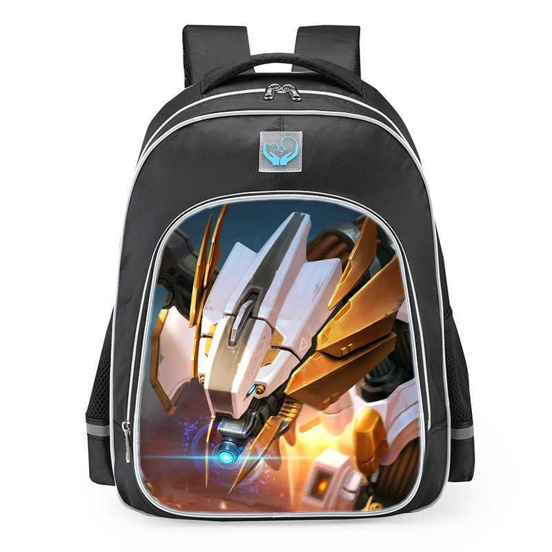 Smite Kukulkan Tornado Tech Skin School Backpack