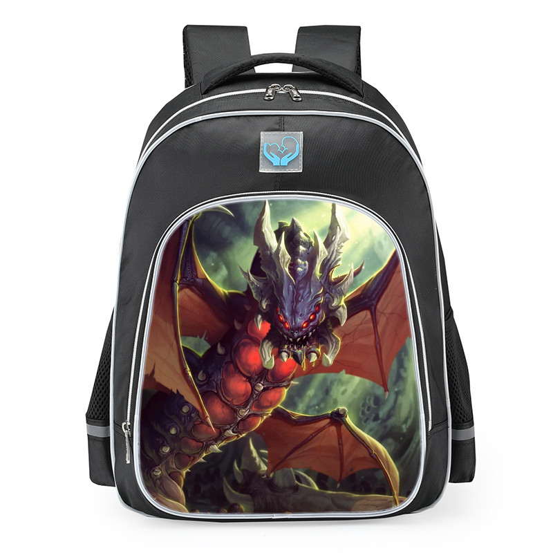 Smite Kukulkan Void Wyrm Skin School Backpack