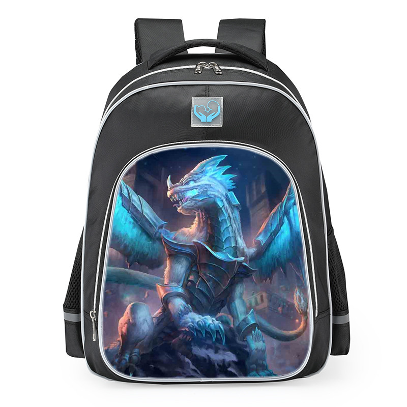 Smite Kukulkan Polar Vortex Skin School Backpack