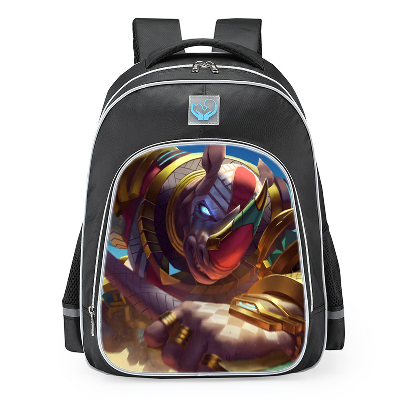 Smite Kumbhakarna General Nosseris Skin School Backpack