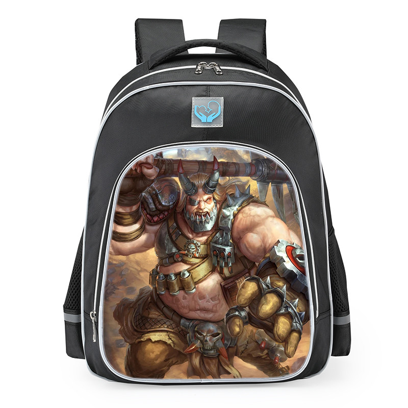Smite Kumbhakarna Warlord Skin School Backpack