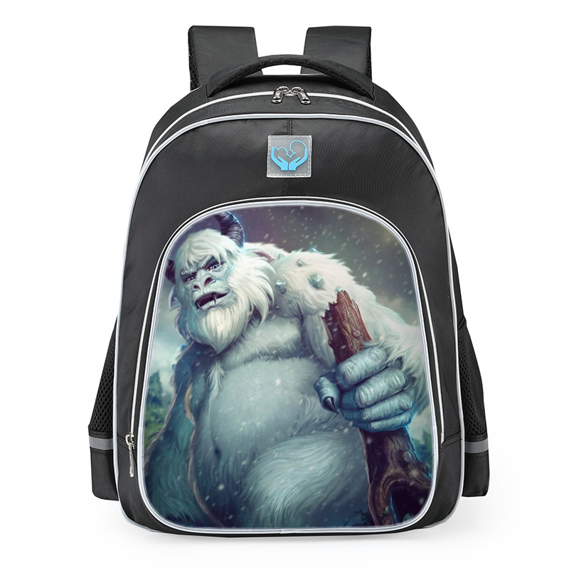 Smite Kumbhakarna Kumbhalayan Yeti Skin School Backpack