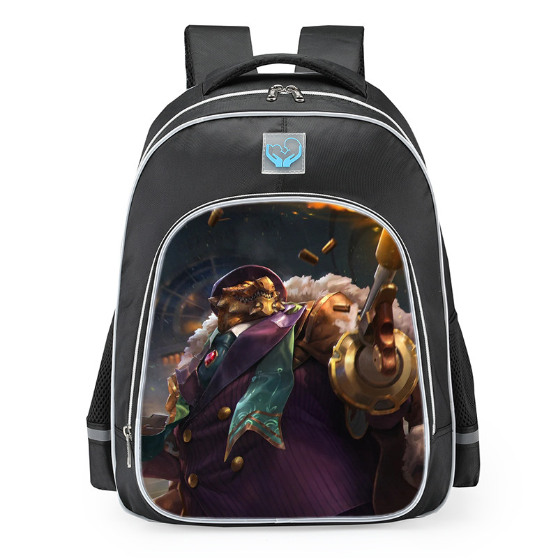 Smite Kuzenbo Crime Boss Skin School Backpack