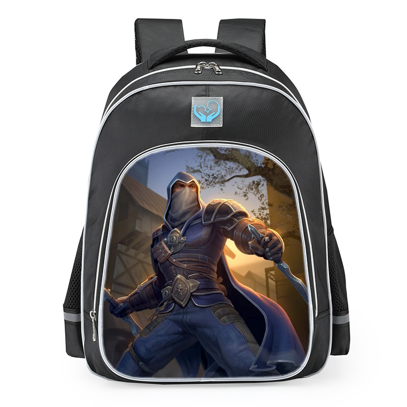 Smite Loki Agent Of Darkness Skin School Backpack