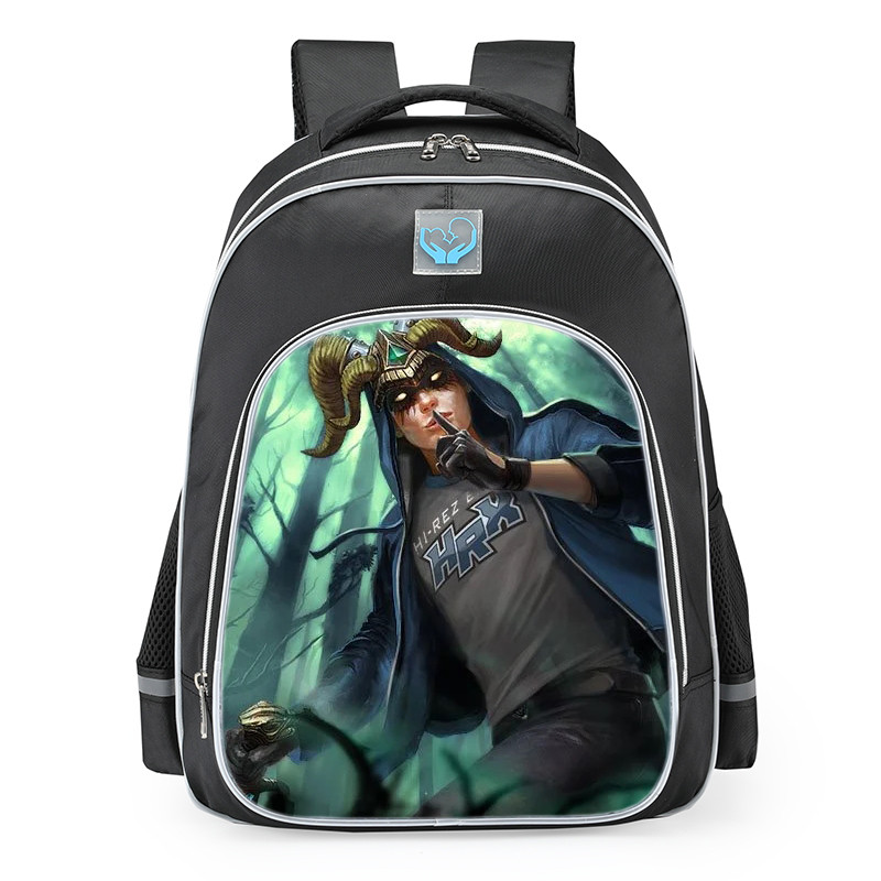Smite Loki HRX Skin School Backpack