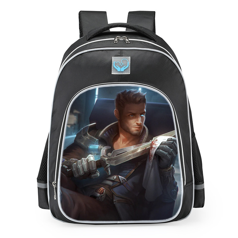 Smite Loki Hyperspace Skin School Backpack