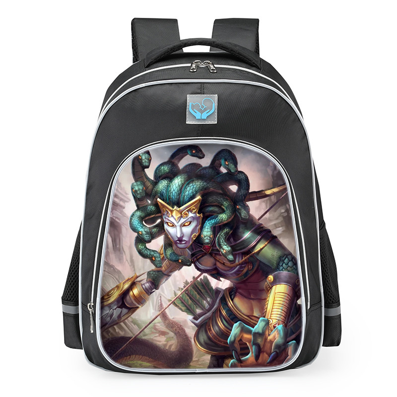 Smite Medusa School Backpack