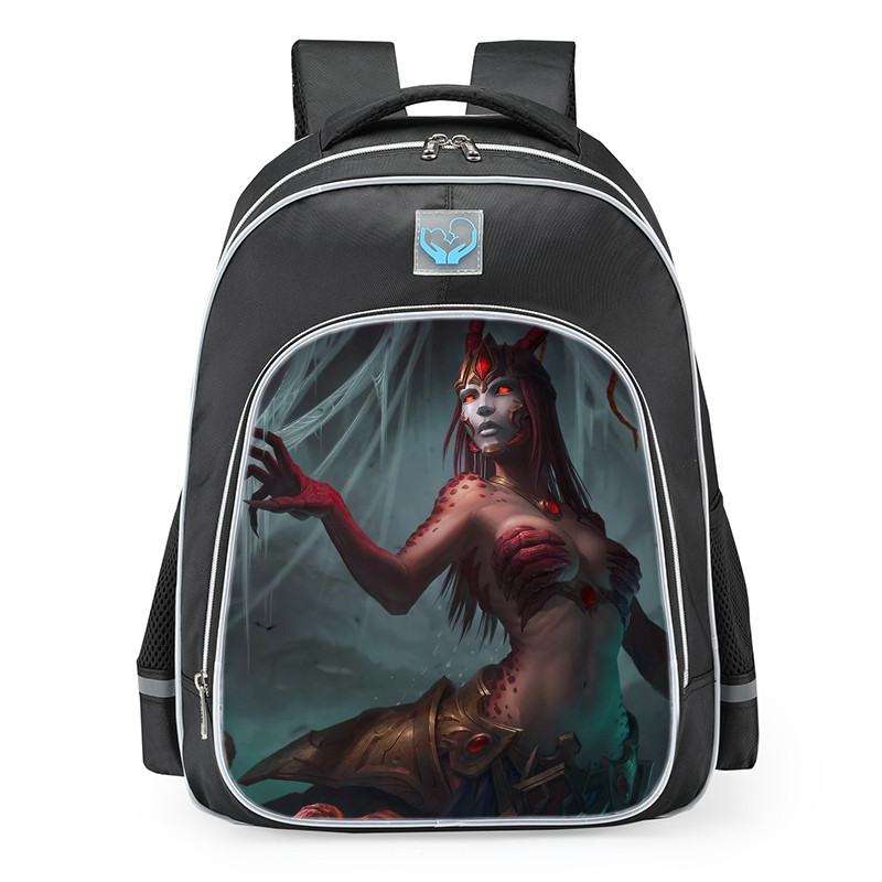 Smite Medusa Brood Mother Skin School Backpack